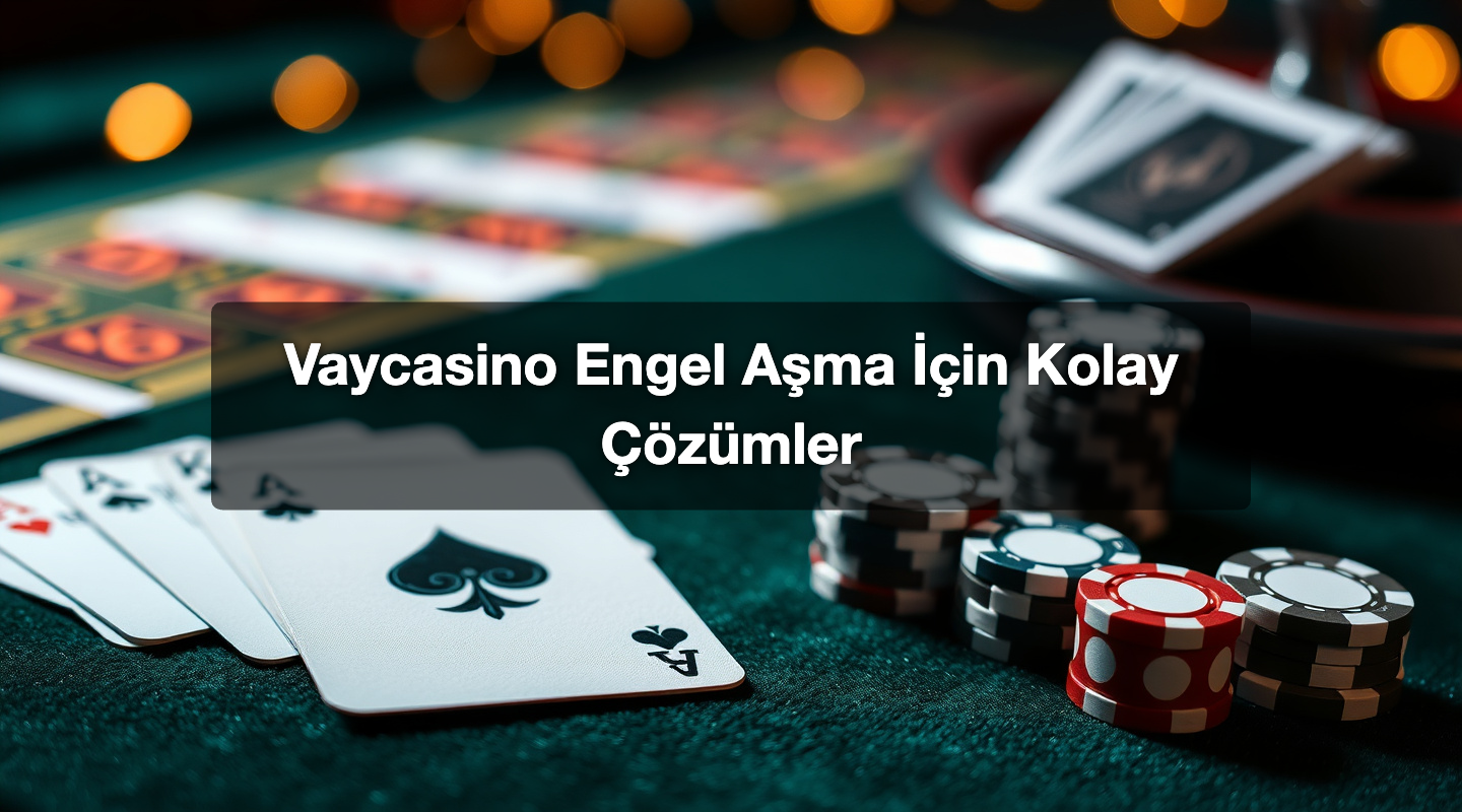 Vaycasino Engel Aşma İçin Kolay Çözümler